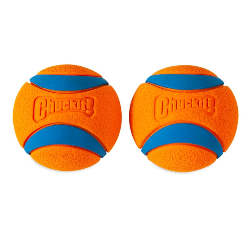 Chuckit! Chuck It Ultra Ball, Large/Grande, Orange (2 Pack) - Image 1